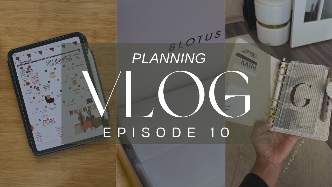 Planning Diaries: Ep. 10 (8Lotus november subscription box + how i'm currently using my planner)