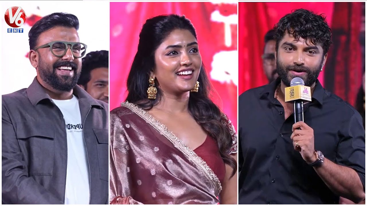 Mass Ka Das Vishwak Sen Speech @ Om Shanti Shanti Shantihi Movie Pre Release Event | V6Ent