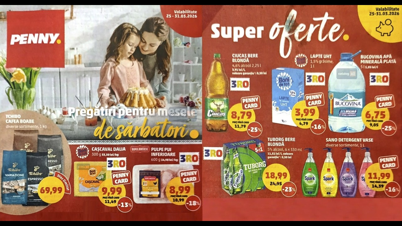 Penny catalog Postal 25-31 Martie 2026