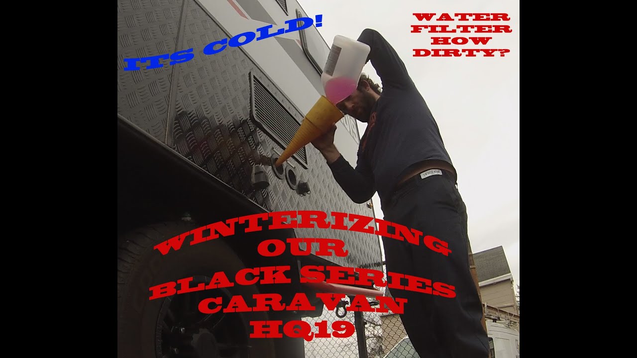WINTERIZING OUR BLACK SERIES CAMPER ALREADY