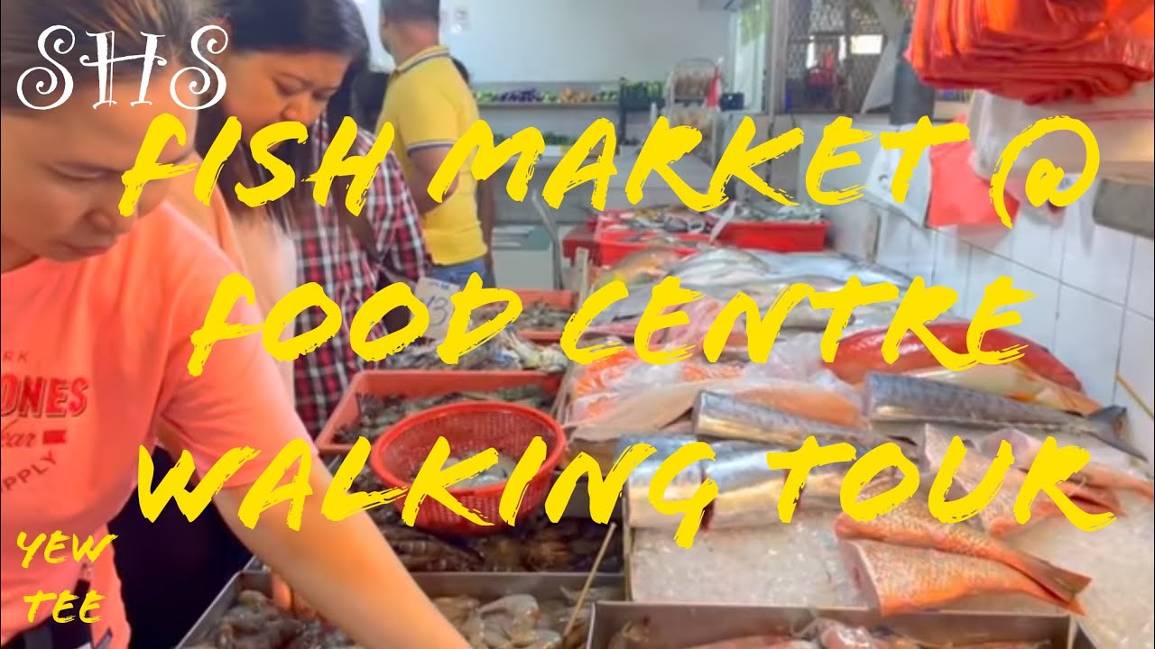 Market & Food Centre Walking Video Through [4K HDR]Video/ Singapore Yew Tee Full Walking Videos