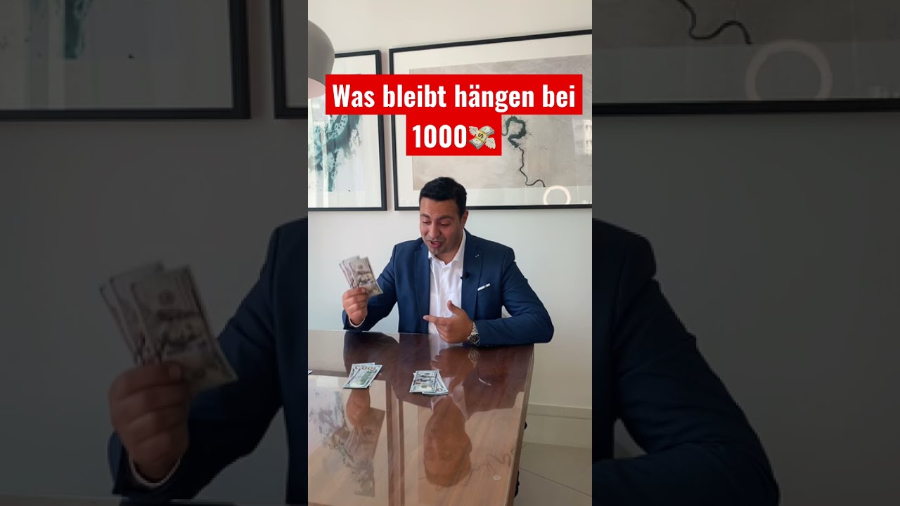 Was bleibt h&auml;ngen bei 1000&euro; amazon Fba #shorts