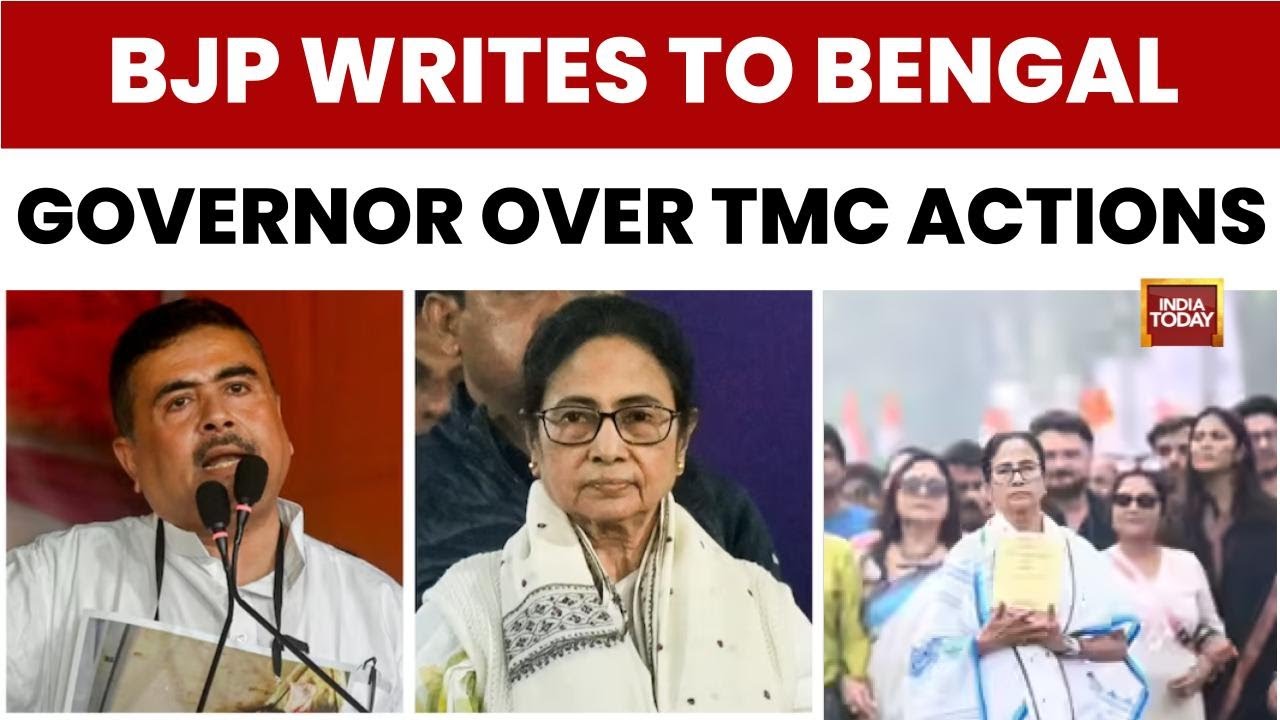 TMC Vs ED: BJP Delegation Urges Bengal Governor to Intervene Over Mamata Banerjee's Conduct