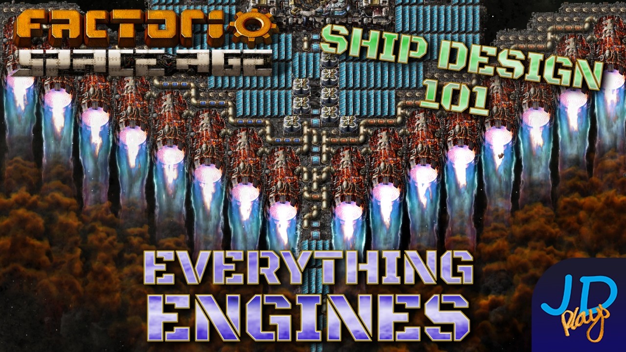 Основы дизайна кораблей: двигатели для всего ⚙️ Factorio Space Age 🏭 Обучающее руководство. Прохо...
