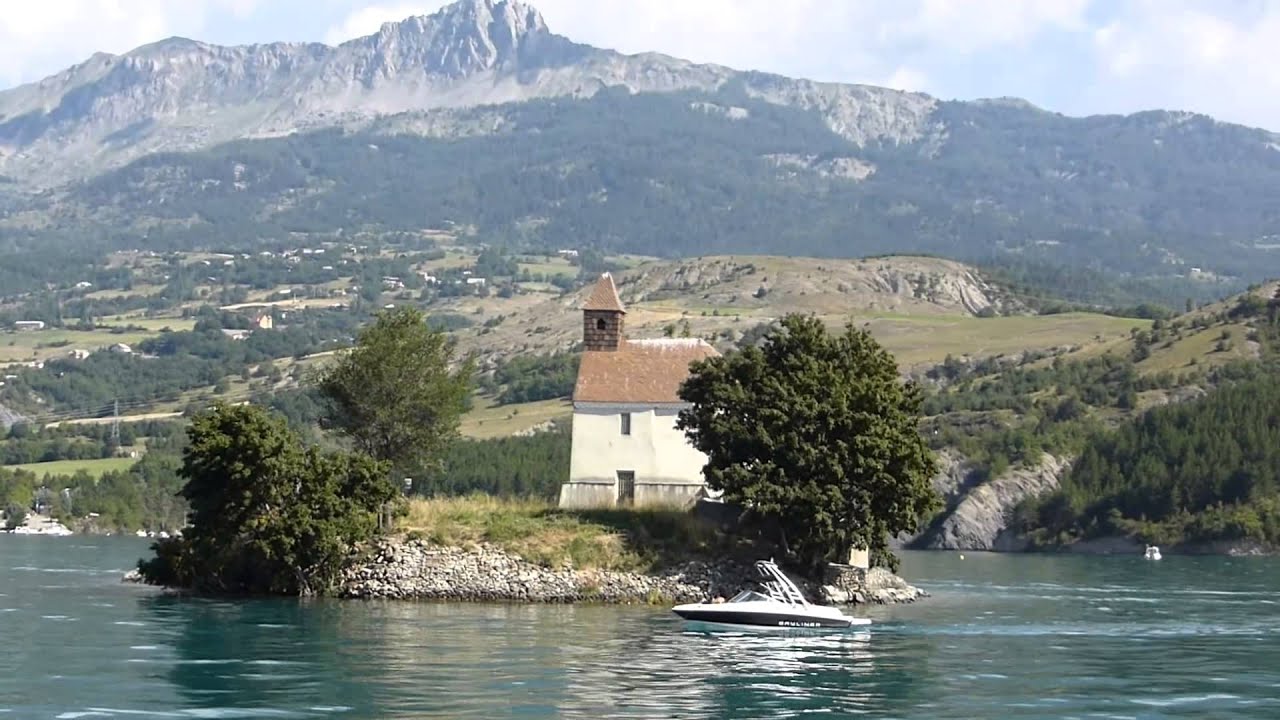 Le lac de Serre-Ponçon en bateau croisière HD