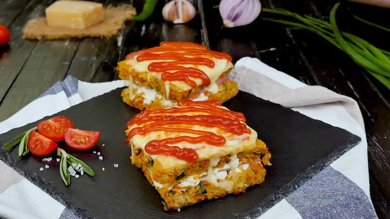Baked Grated Potato Sandwich - Cook It Recipes
