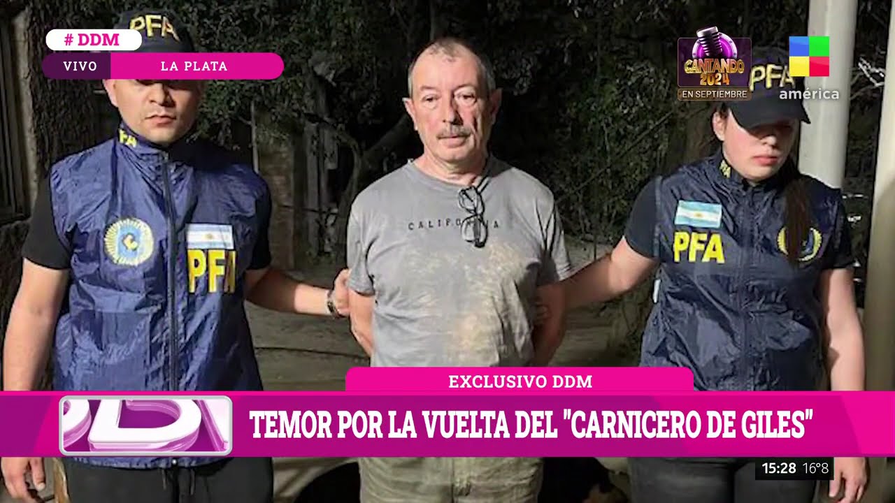 🔴 CAYÓ EL CARNICERO DE GILES tras 10 días prófugo de la Justicia