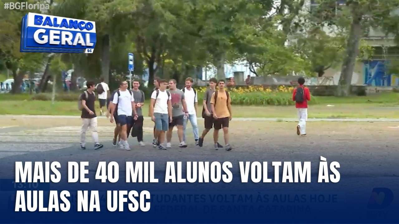 UFSC recebe estudantes para início do semestre