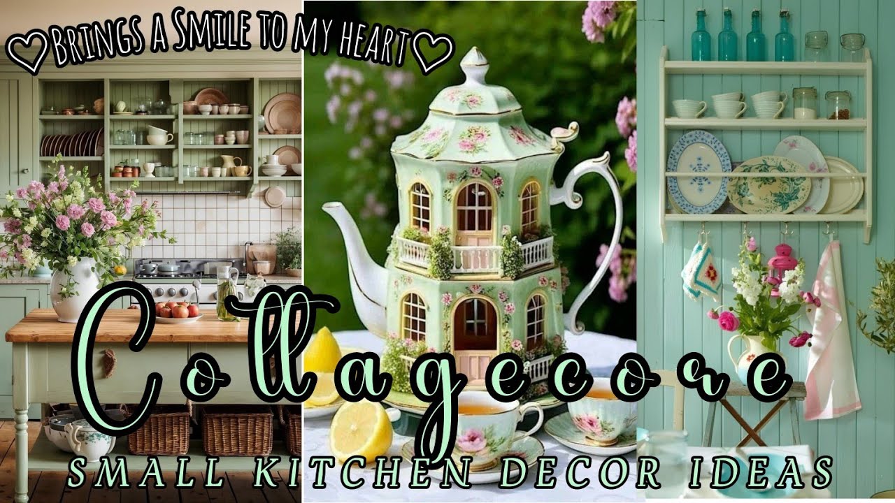 🍏80+ SMALL KITCHEN MINT GREEN DECOR IDEAS: How To Create Cottagecore Kitchen | Shabby Chic Makeover