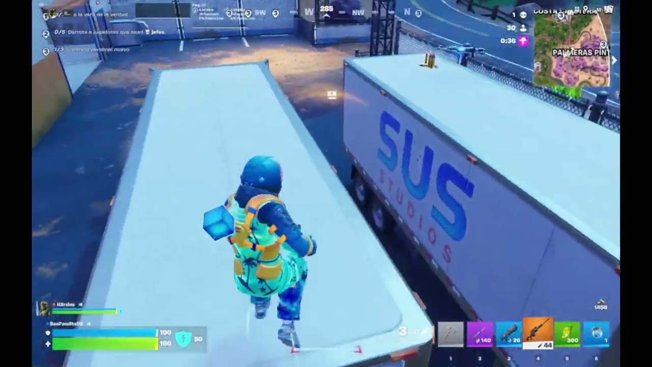 Herzius aguanta lo que puede | Fortnite
