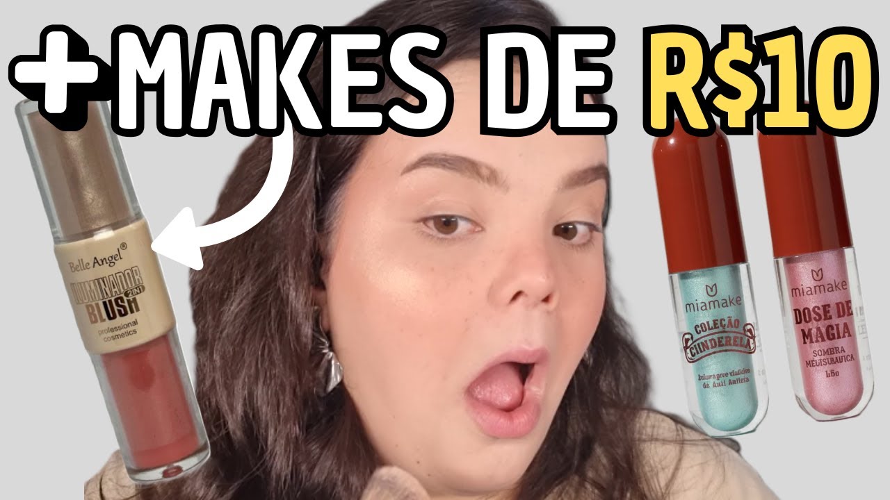 TESTEI mais makes de R$ 10 #makeup #makesbaratinhas