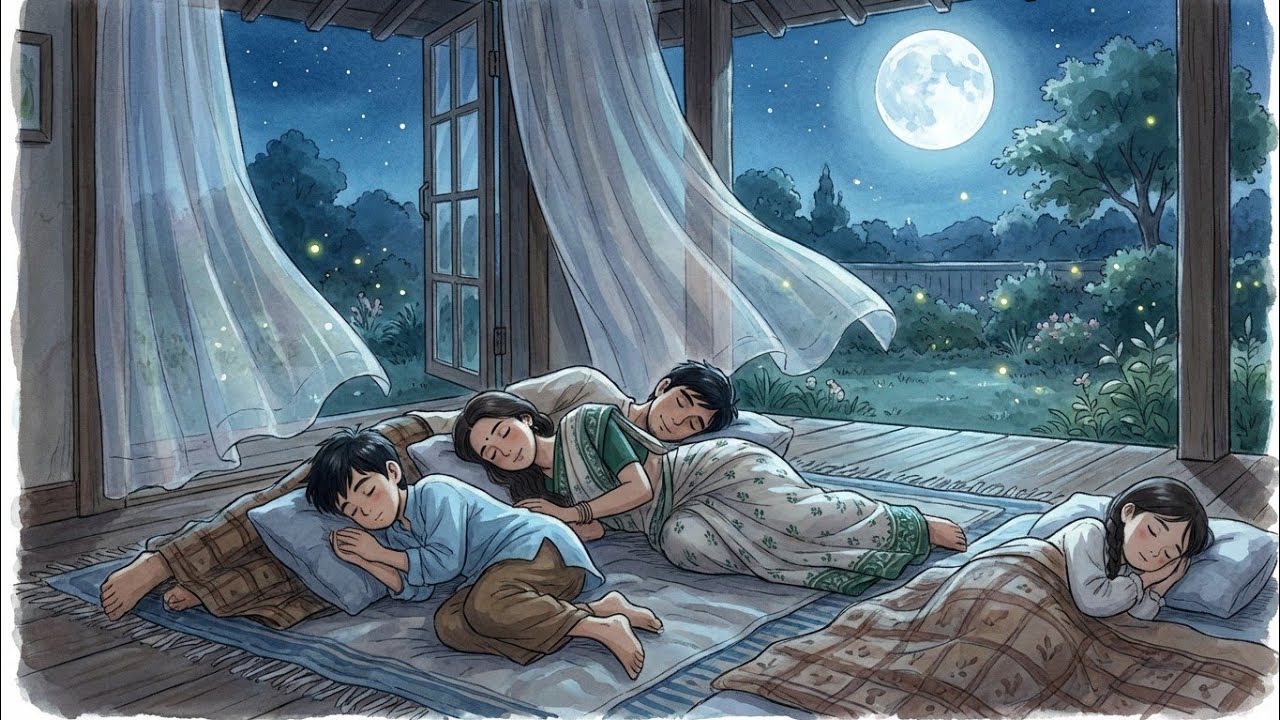 Peaceful Day in a Bangladeshi Village | Ghibli-Inspired Rural Life Story 🌾