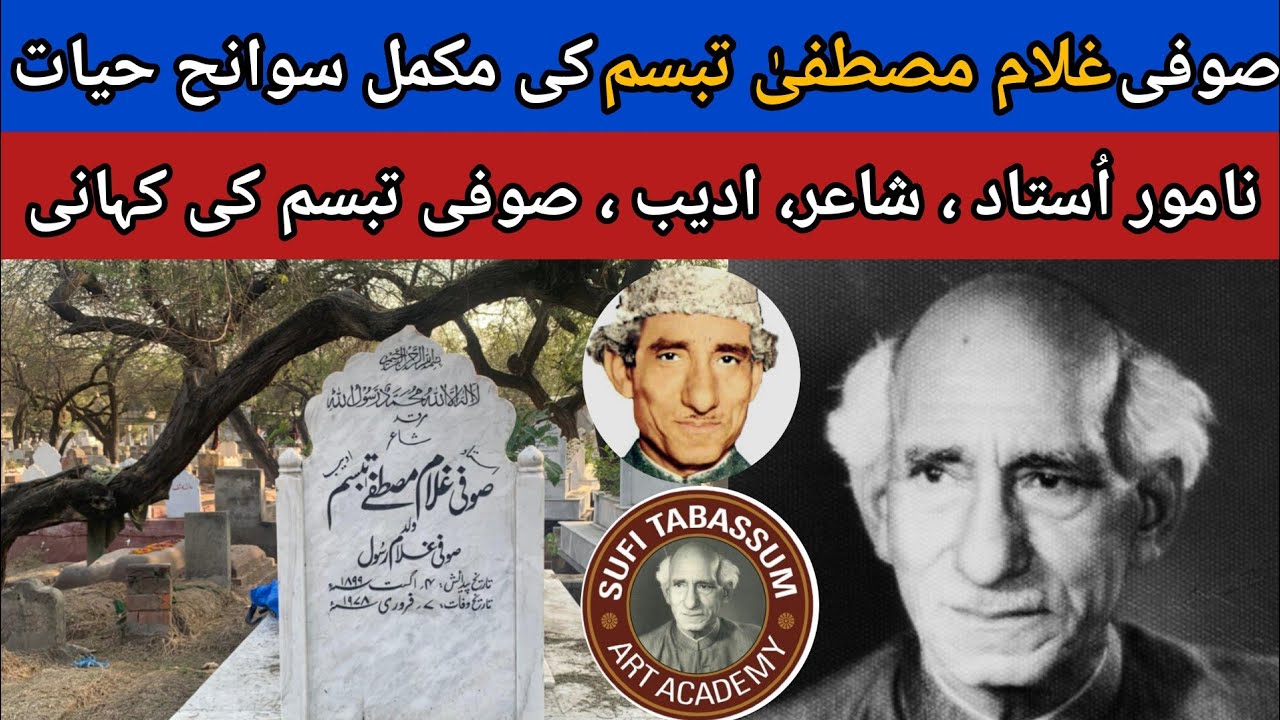 The Untold Legacy Of Sufi Ghulam Mustafa Tabassum Life & Work Detail | Sufi Tabassum Biography 