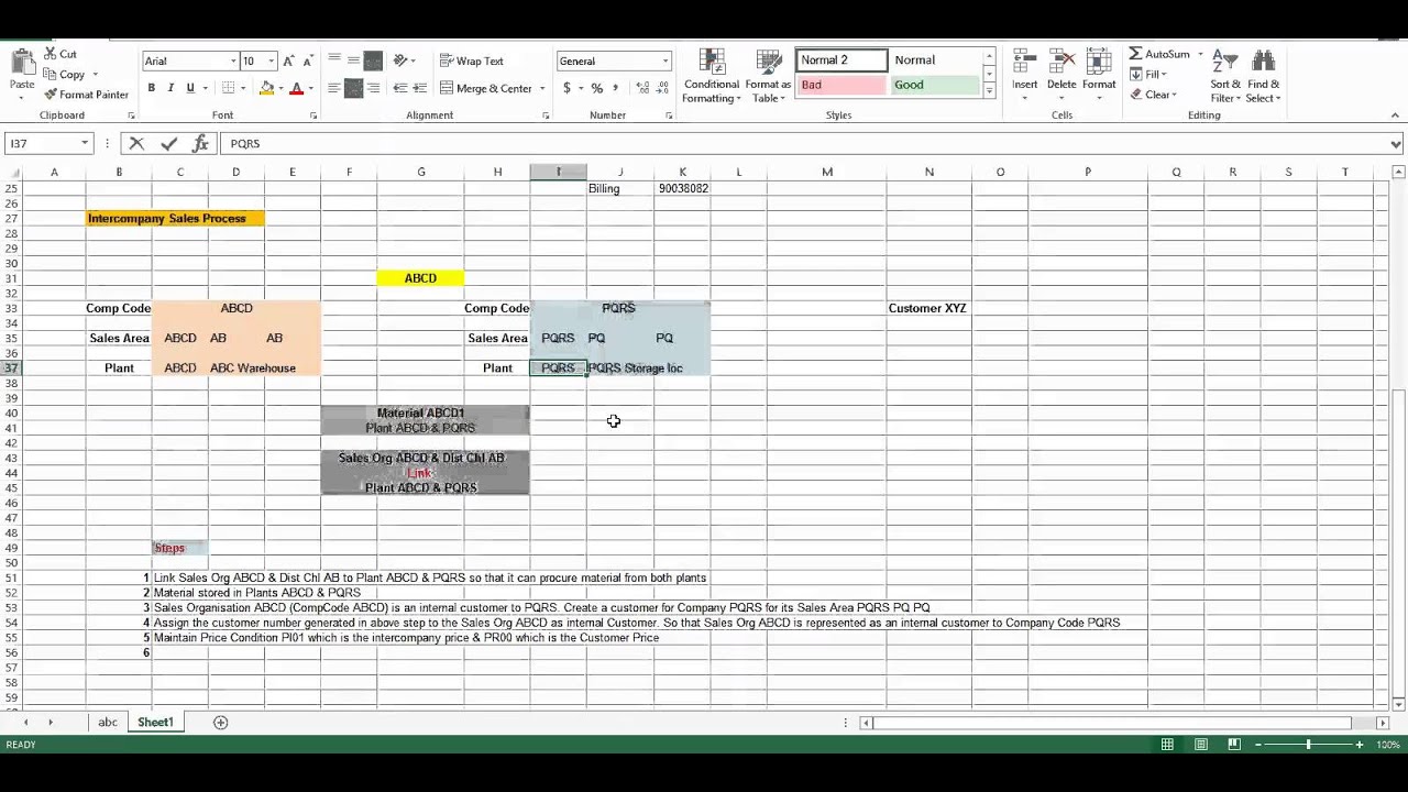 SAP SD Intercompany Sales Part 1