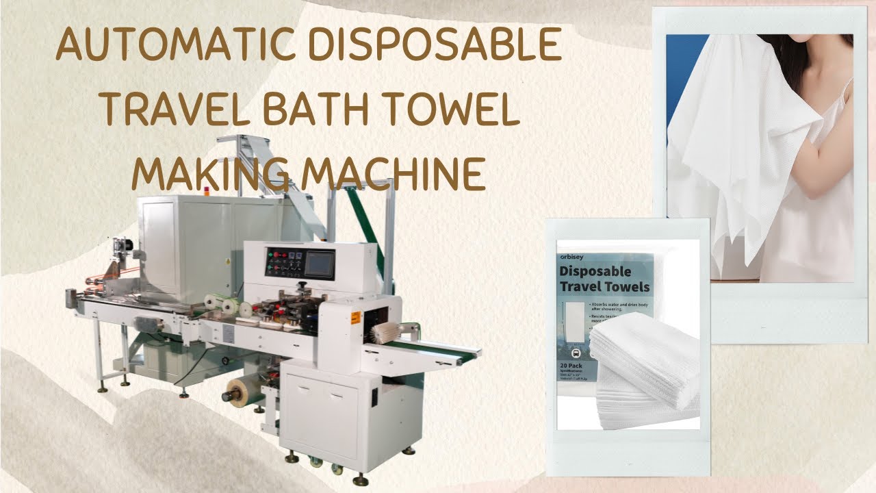 How to Make Disposable Cotton Bath Towel｜Automatic Disposable Towel Making Machine