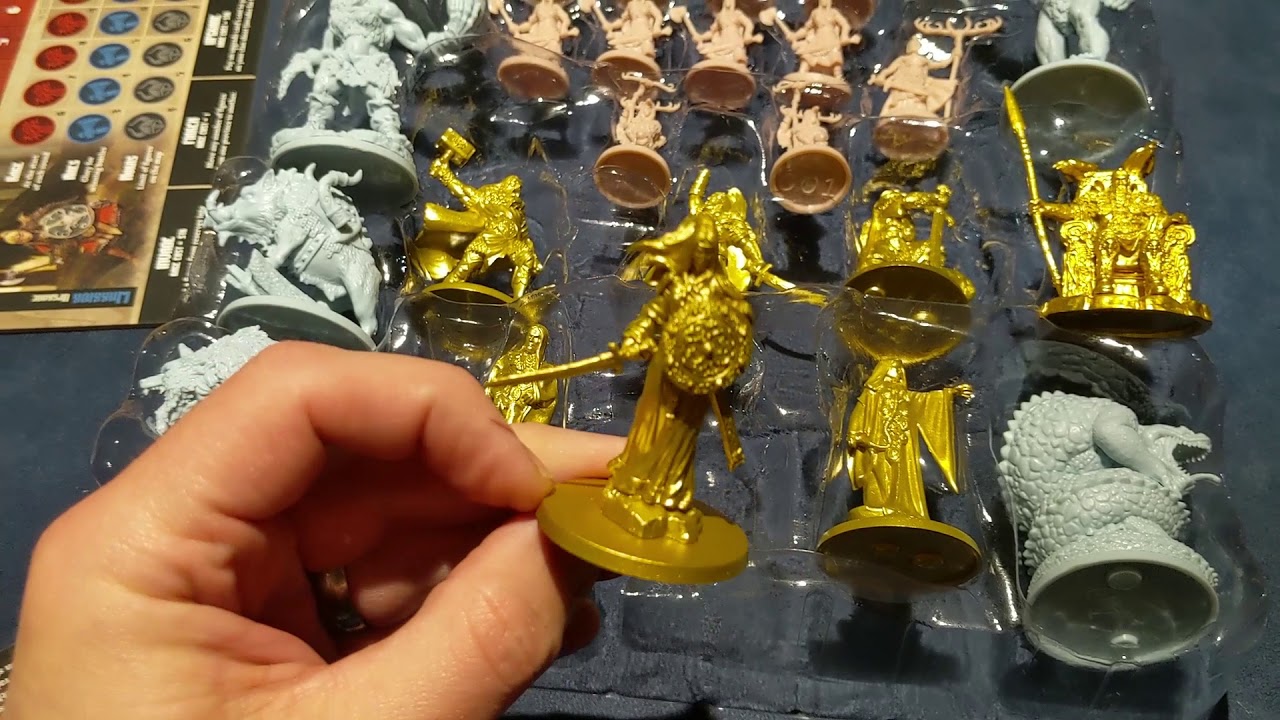 Blood Rage Digital Kickstarter Unboxing   Physical Rewards