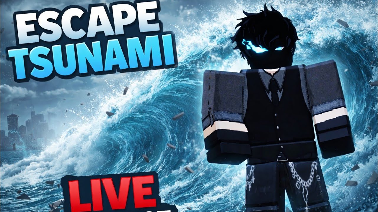 ESCAPING THE TSUNAMI! 🌊 | Roblox Brainrot LIVE