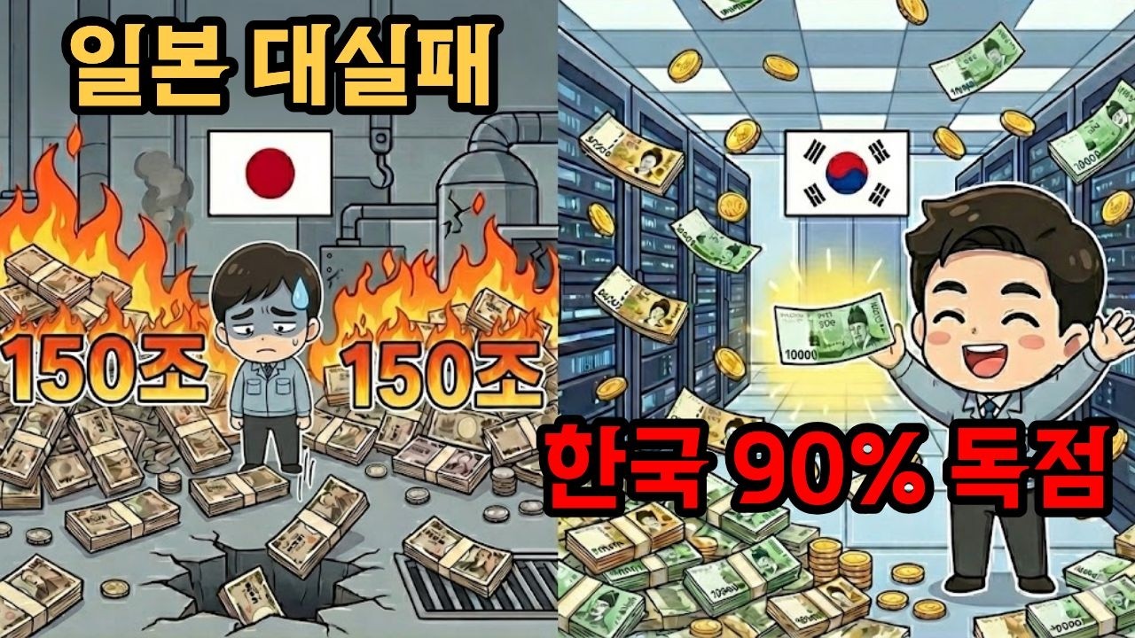 일본 150조 날리고 