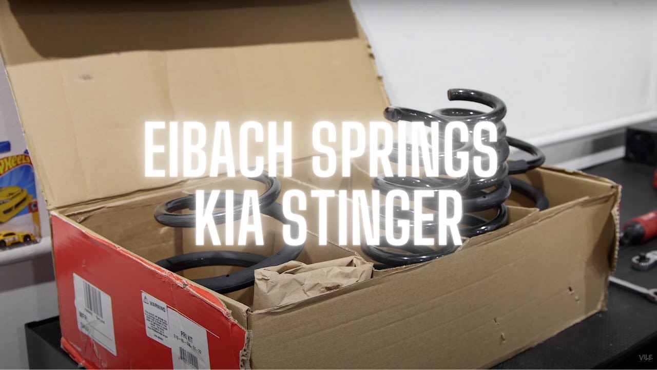 Eibach Lowering Springs: Kia Stinger