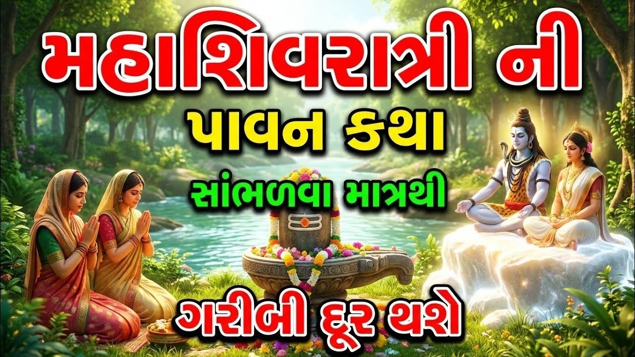 મહાશિવરાત્રી વ્રત કથા । Mahashivratri 2026 । Mahashivratri Vrat Katha #હરહરમહાદેવ