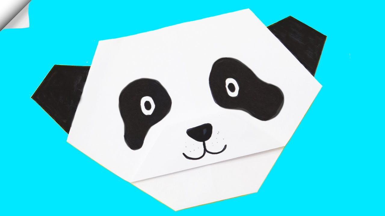 Origami paper panda | How to make paper toy