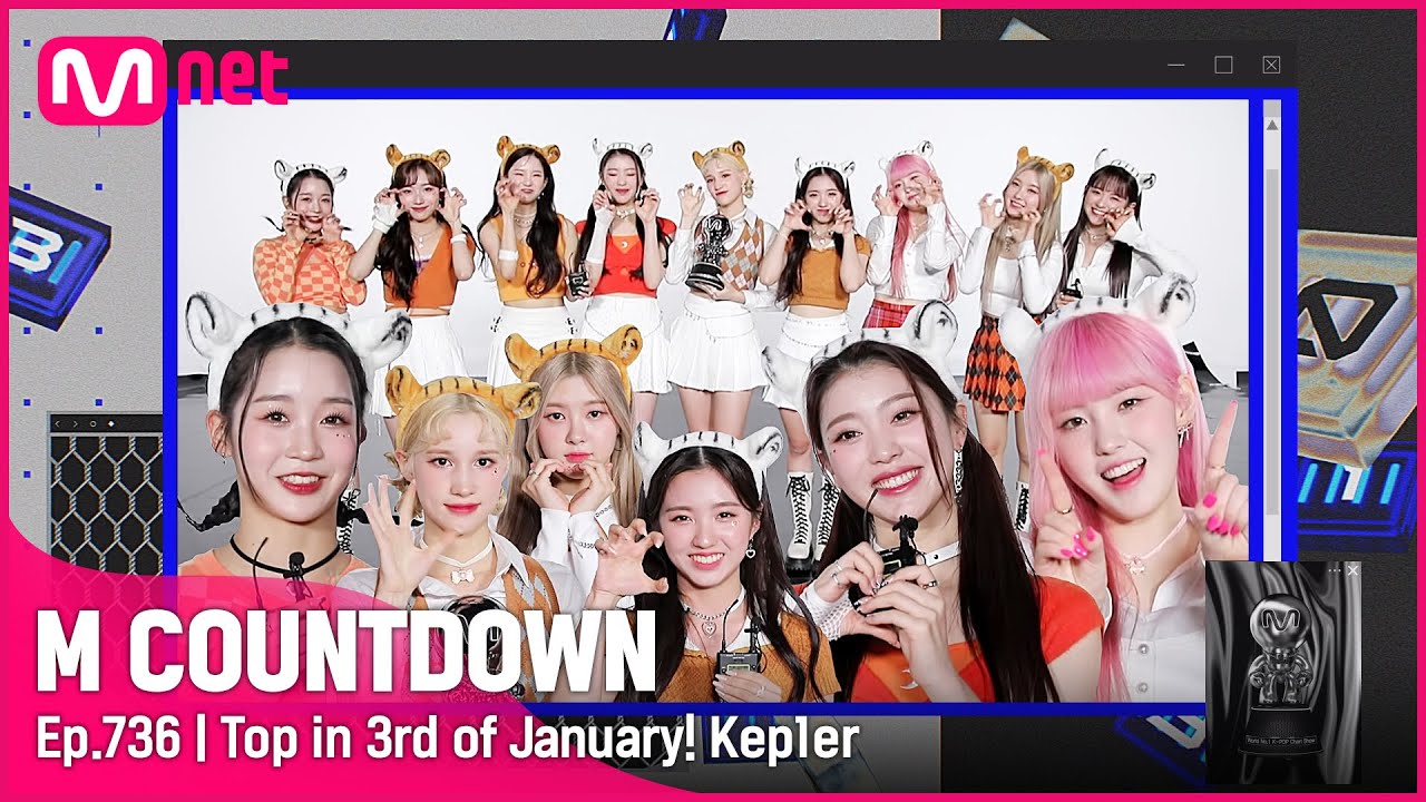 [ENG] 1월 셋째 주 1위 '케플러(Kep1er)'의 'WA DA DA' 앵콜 무대! (Full ver.) #엠카운트다운 EP.736