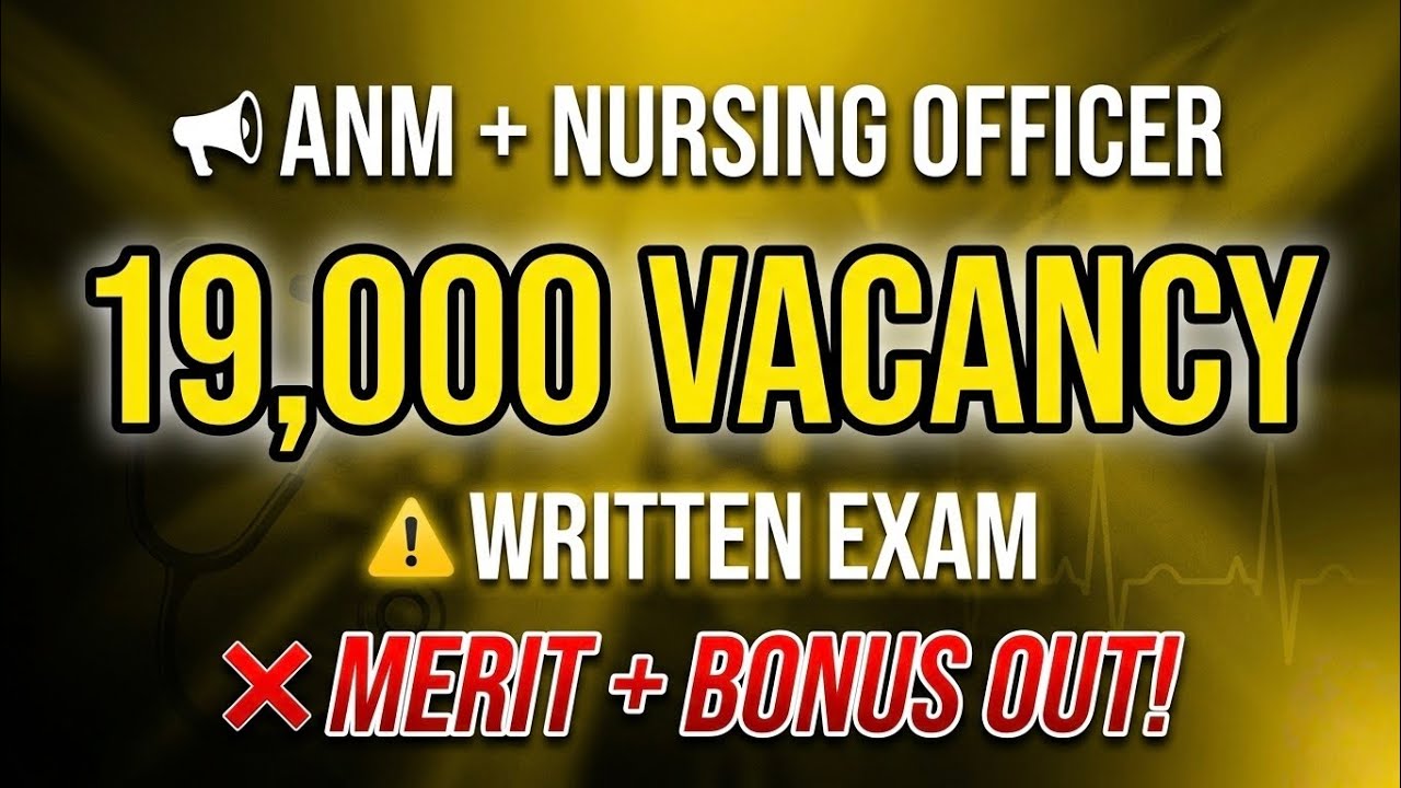 🚨 Rajasthan Nursing Officer & ANM 19,000 Vacancy OUT! 🔥 Exam Pattern & Syllabus | Medicotrick