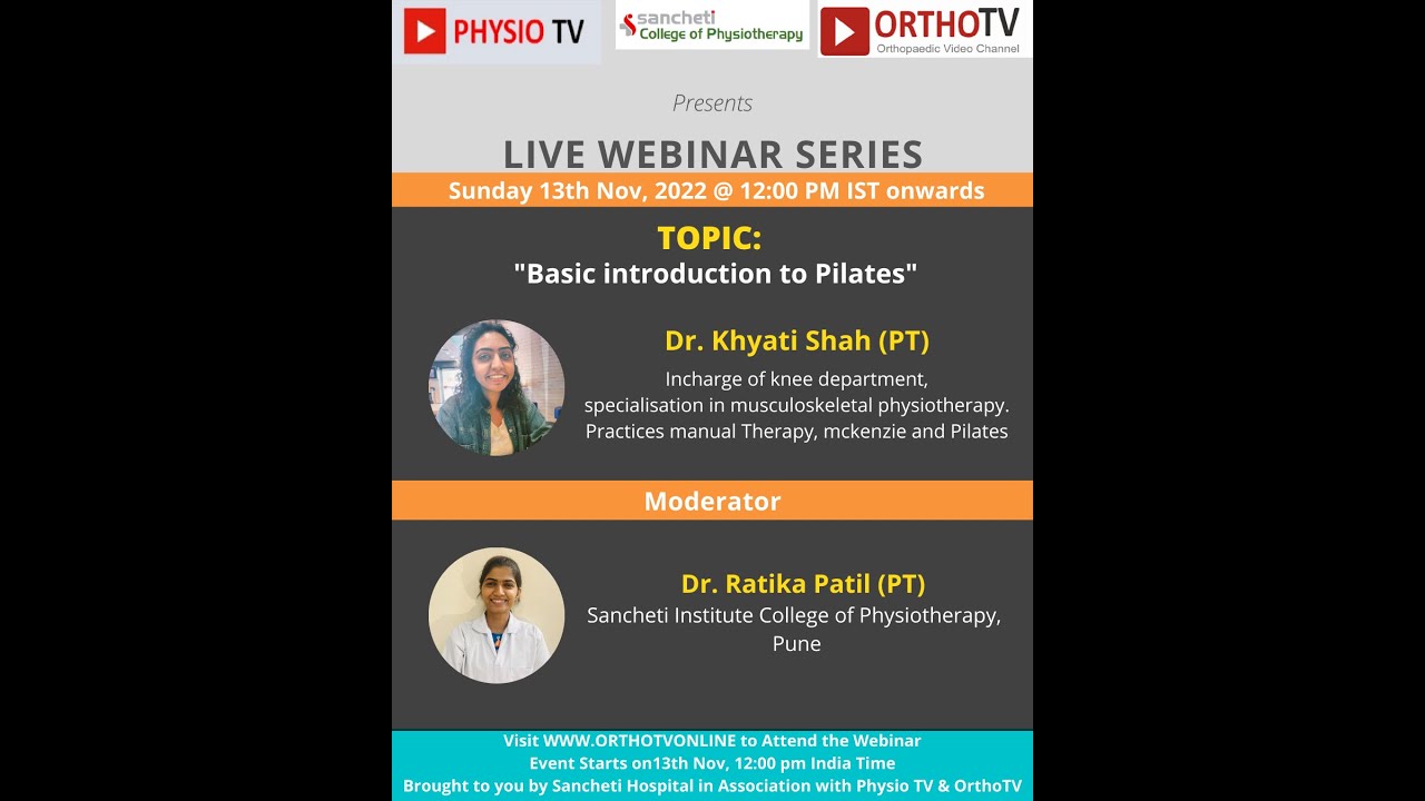 PHYSIO TV: Live Webinar Series on 
