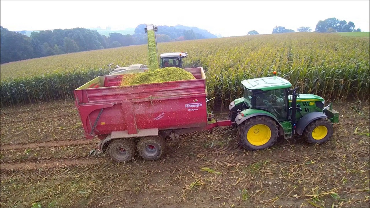 Maishäckseln 2017 in der Egge / Claas Jaguar 970 / Fendt / John Deere / Case