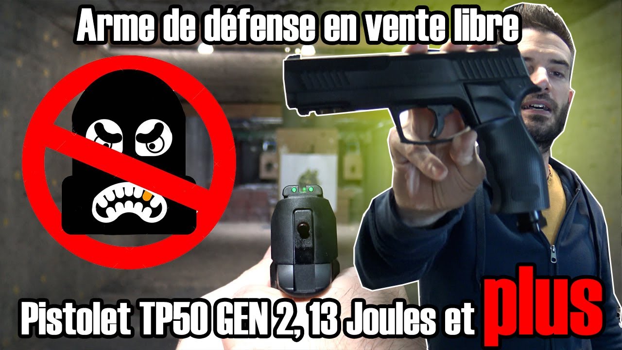 La vrai puissance du TP50 GEN 2, arme de défense en vente libre