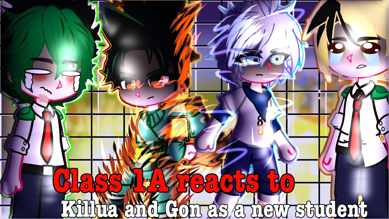Class 1A reacts to Killua and Gon as Students || (1/?) || Mha, HxH ||