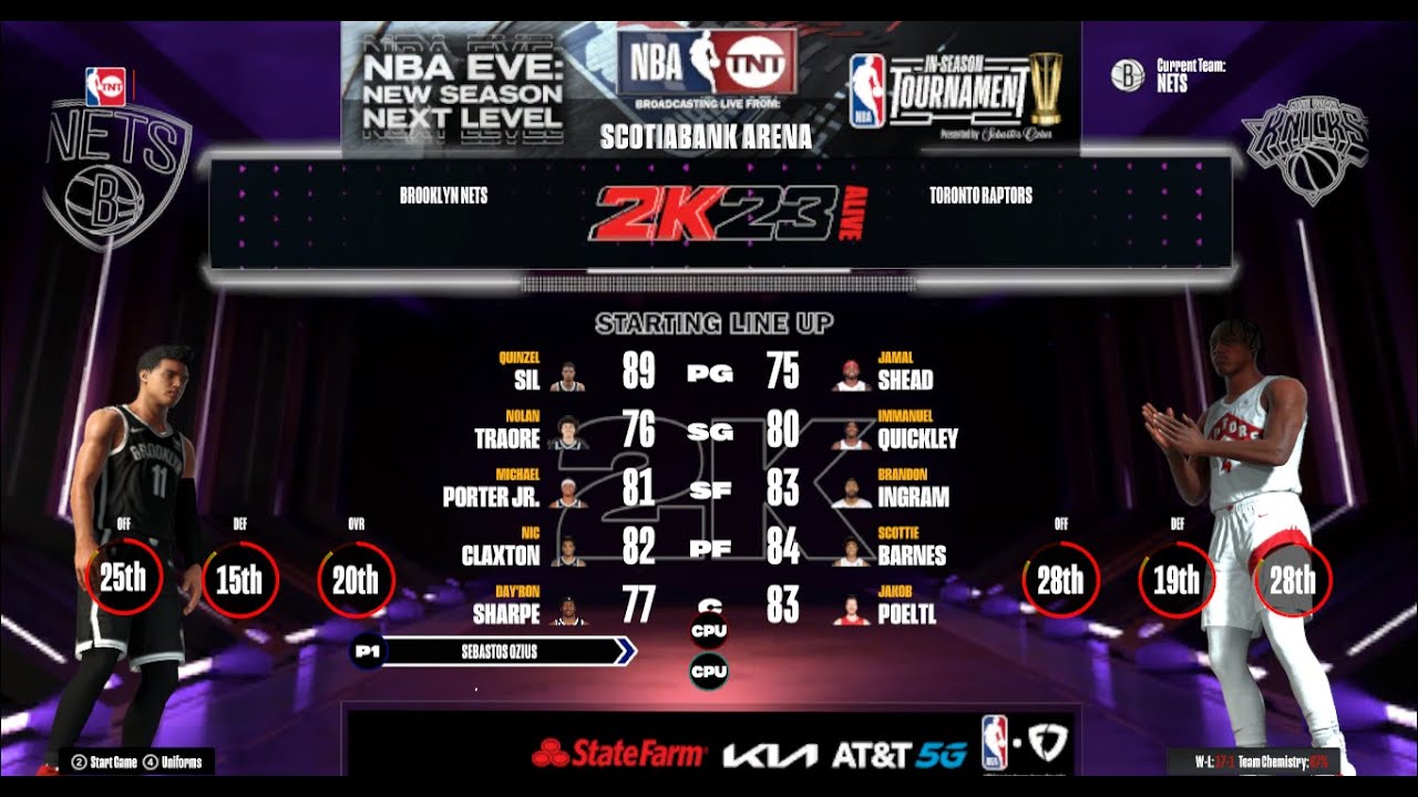 Nets vs Raptors #live #nba #nba2k23