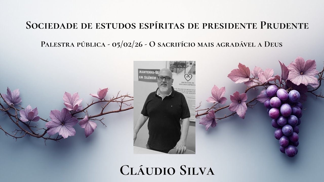 Sociedade de Estudos Espíritas de Pres. Prudente está ao vivo!