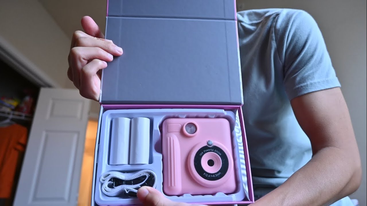 $30 Printing Camera UNBOXING & Walkthrough | Vivitar Instaprint 📸 Pictures, Videos, & Games 👾