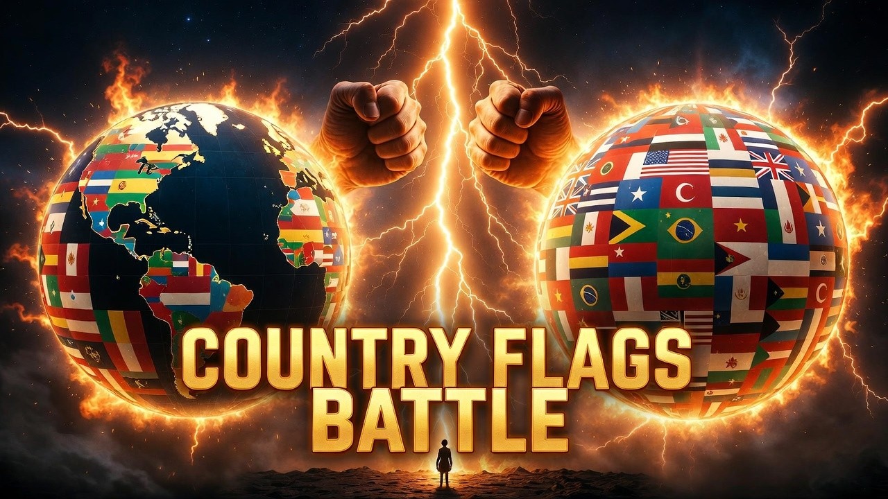 Country Flag Battle LIVE 🌍 | Guess the World Flags Challenge