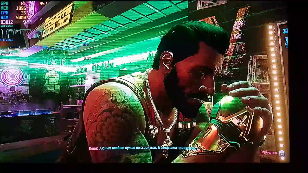 Cyberpunk 2077 on Athlon 3000G Vega 3 OC