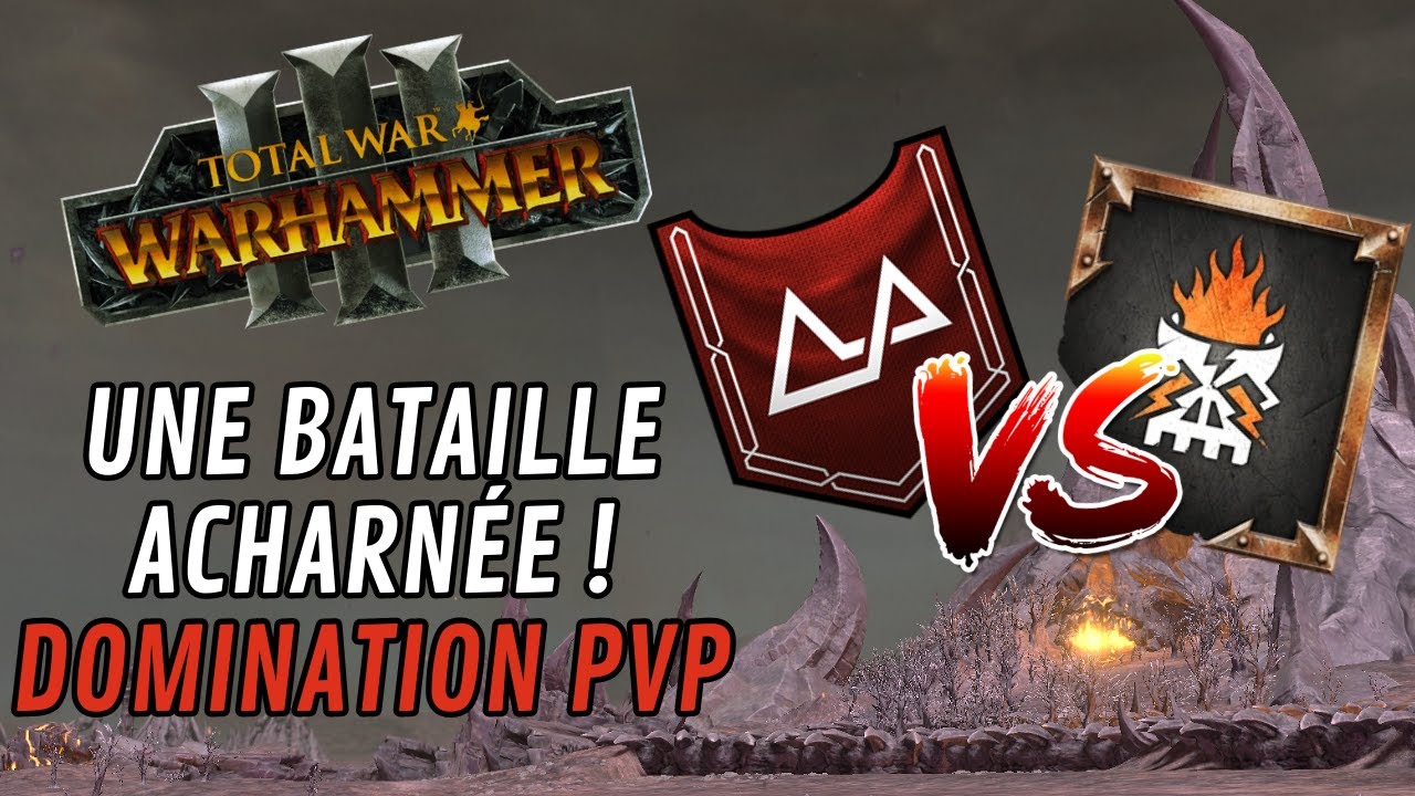 Bataille acharnée en domination PvP ! (Total War: Warhammer 3)
