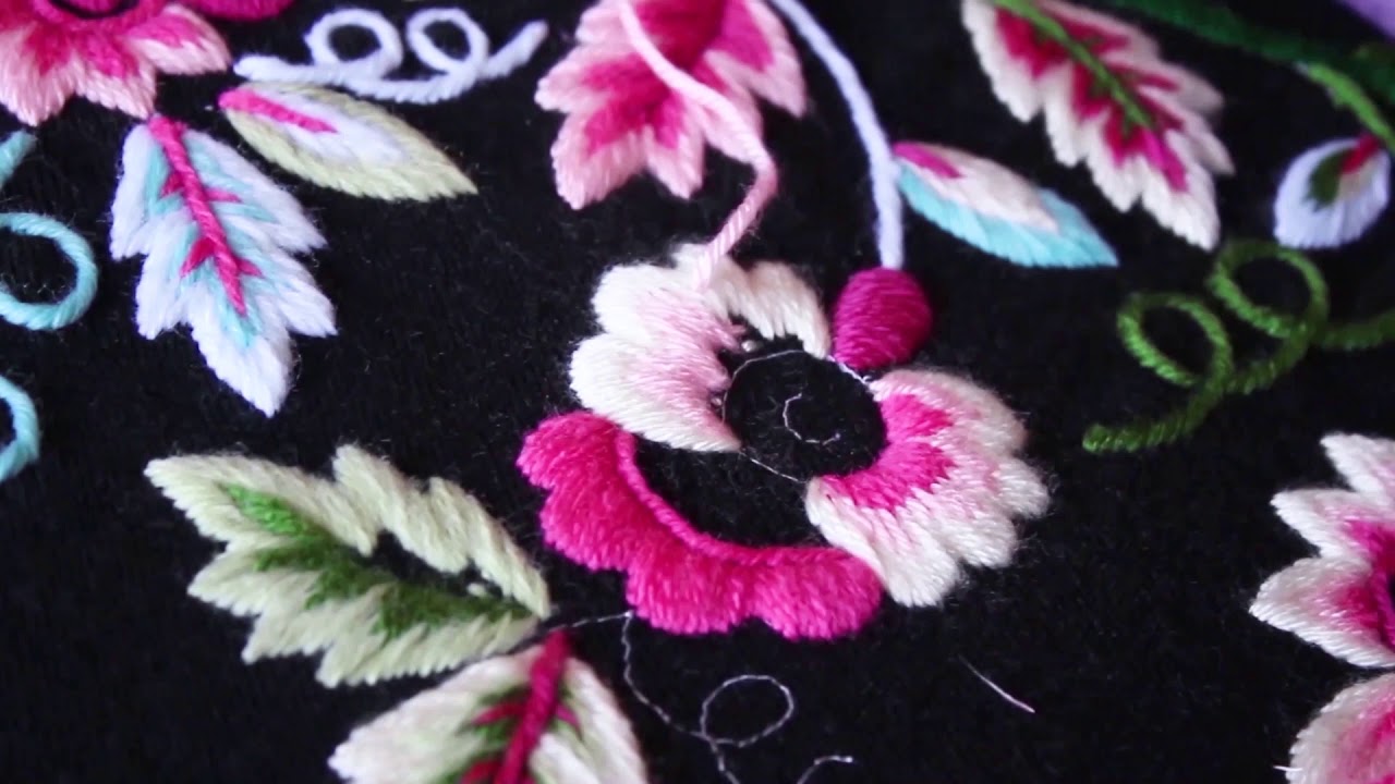 Tutorial matizado de flor a colores (Parte 2)- Bordados de María García