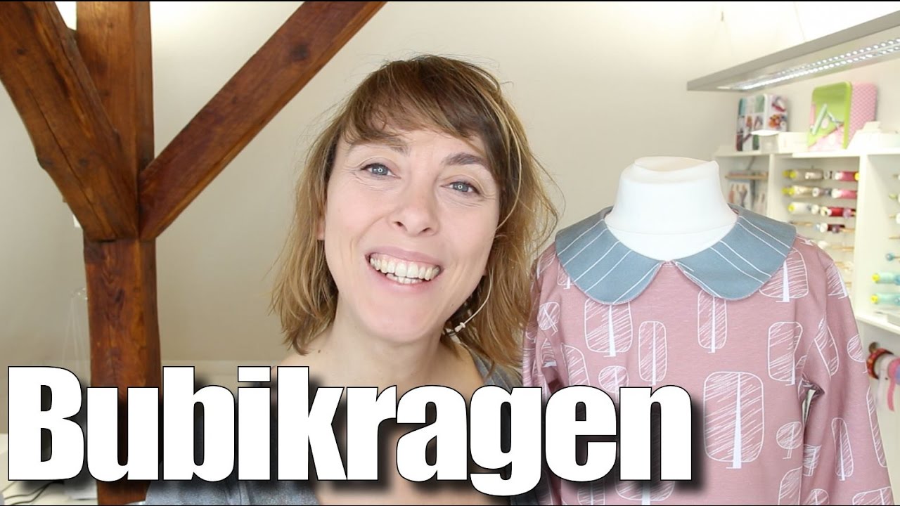 Bubikragen konstruieren und annähen (mit Beleg) - mit Anna von einfach nähen