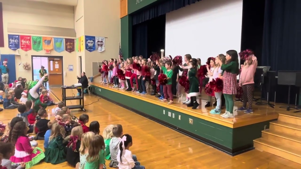John Beck Friday Cheer Squad at the December Assembly