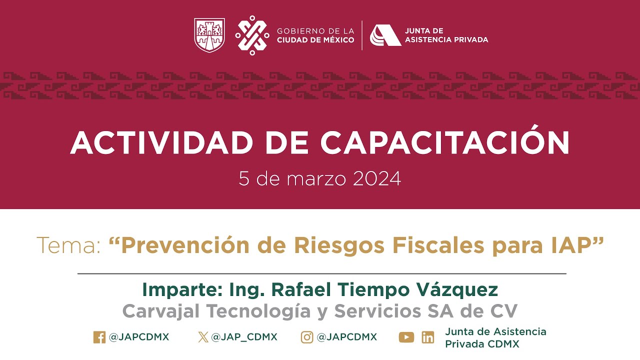 Prevenci&oacute;n de Riesgos Fiscales para IAP (2024)
