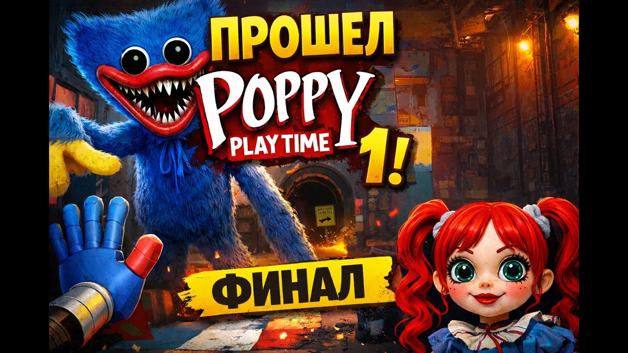 Я прошел Poppy Playtime 1!