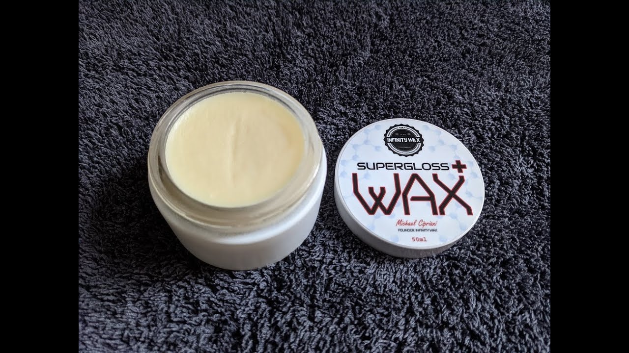 Infinity Wax Supergloss+ Beading Test