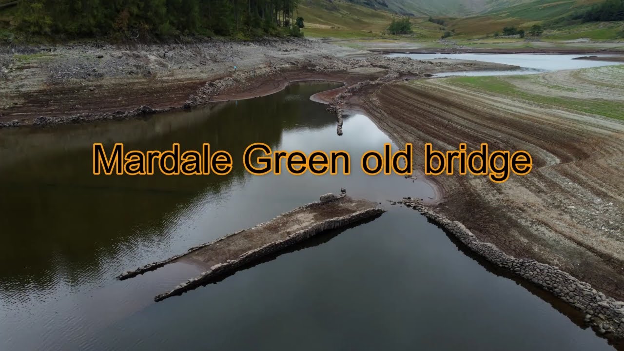 Mardale Green Village Haweswater, The Lowest Water Levels since 1995.