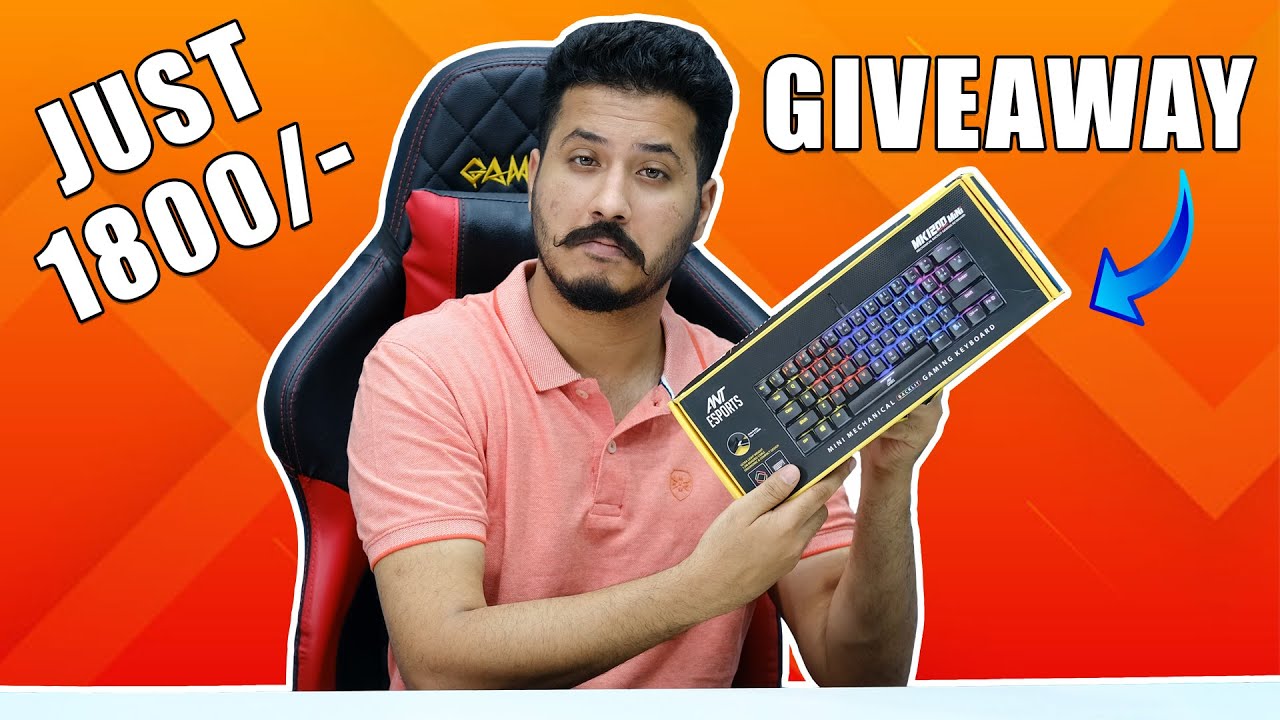 Best 60% Mechanical Keyboard Under Rs.2000 🔥 Ant Esports MK 1200 Mini Review & Giveaway 🔥