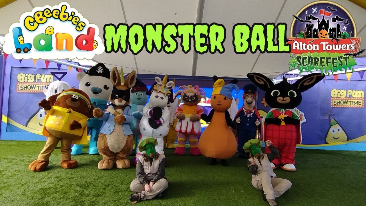 CBeebies Land Monster Ball Scarefest 2023 at Alton Towers Resort