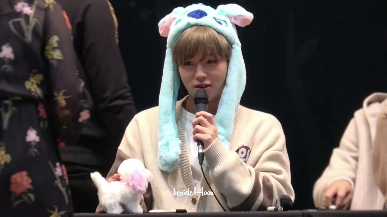 181124 목동 코바코홀 팬싸 말하는 지훈이