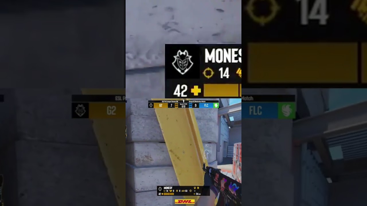 m0NESY 1v2 clutch.                              #esports #gaming #cs2clips #cs2
