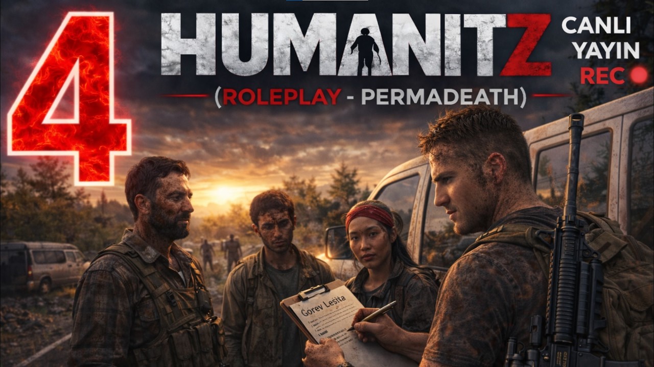 HumanitZ CANLI YAYIN EN DETAYLI TÜRKÇE REHBER - 4.BÖLÜM: GÖREVLERİ YAPIYORUZ(PERMA DEATH)⭐️#humanitz
