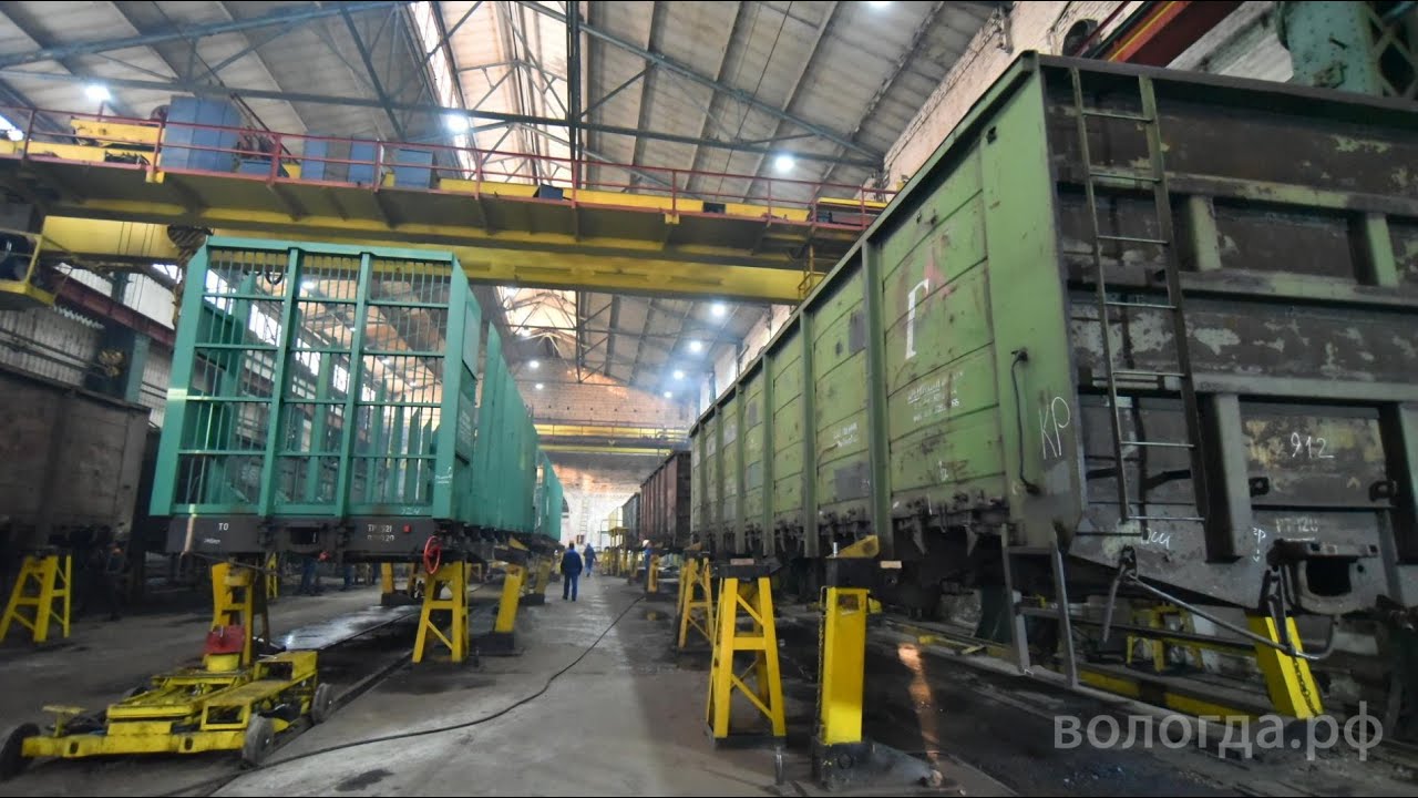 300 вагонов в месяц ремонтирует Вологодский вагоноремонтный завод